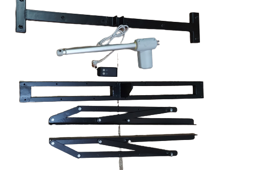 bed fitting with single motor