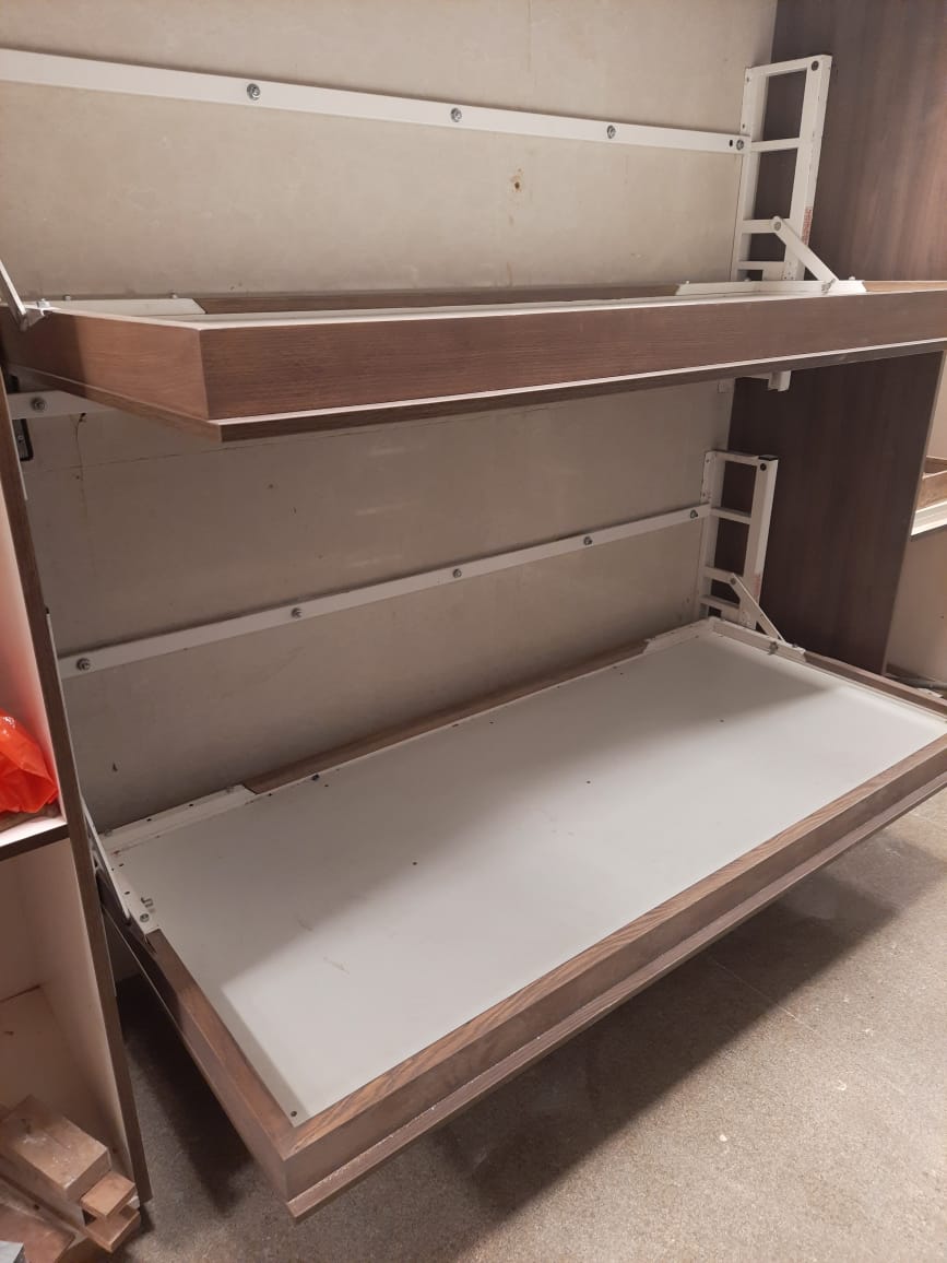 Wall Folding Bunk Bed Mechansim