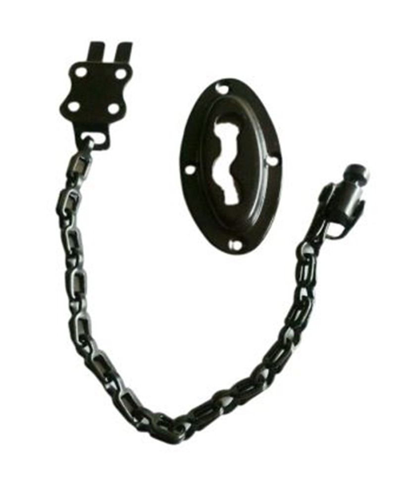 ms oval door chain brown