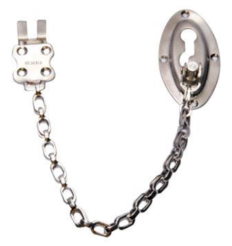 ss oval door chain