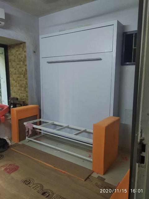 Folding Wall Bed with Folding Sofa