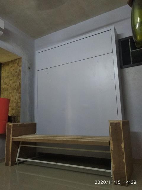 Folding Wall Bed with Folding Sofa