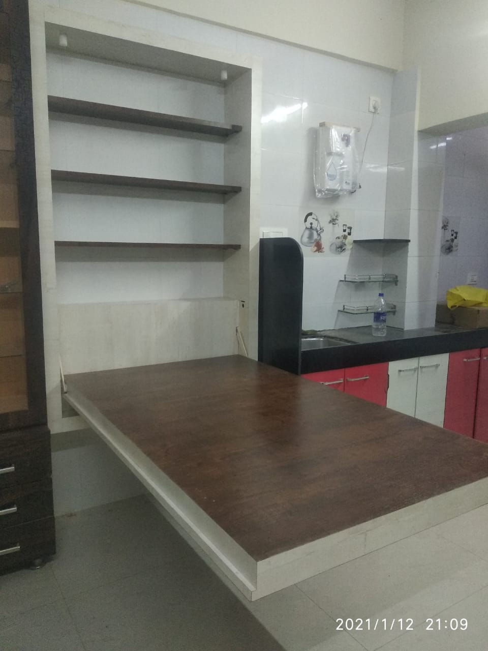 Folding Dinning Table Fitting with Gas spring