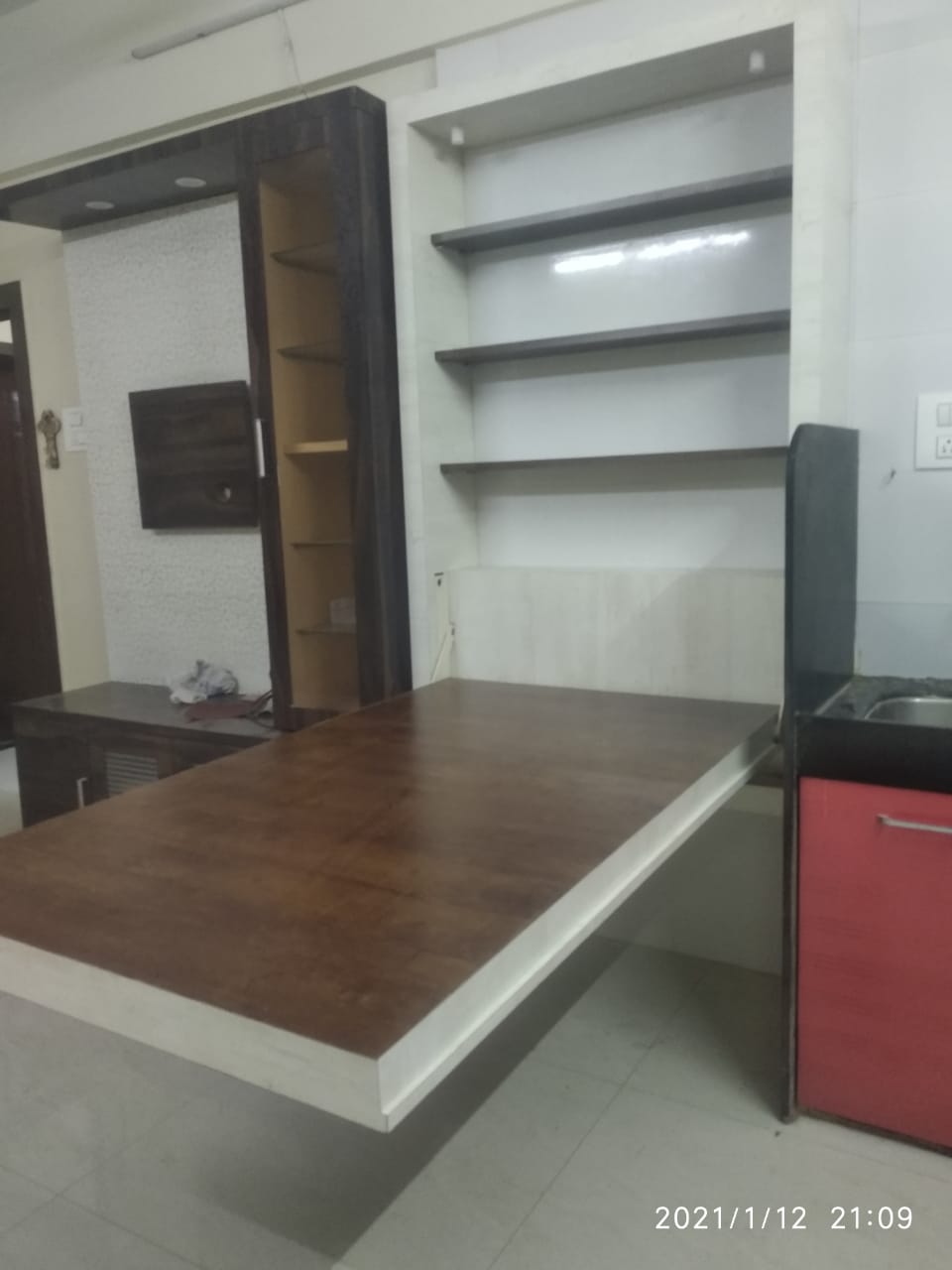 Folding Dinning Table Fitting with Gas spring