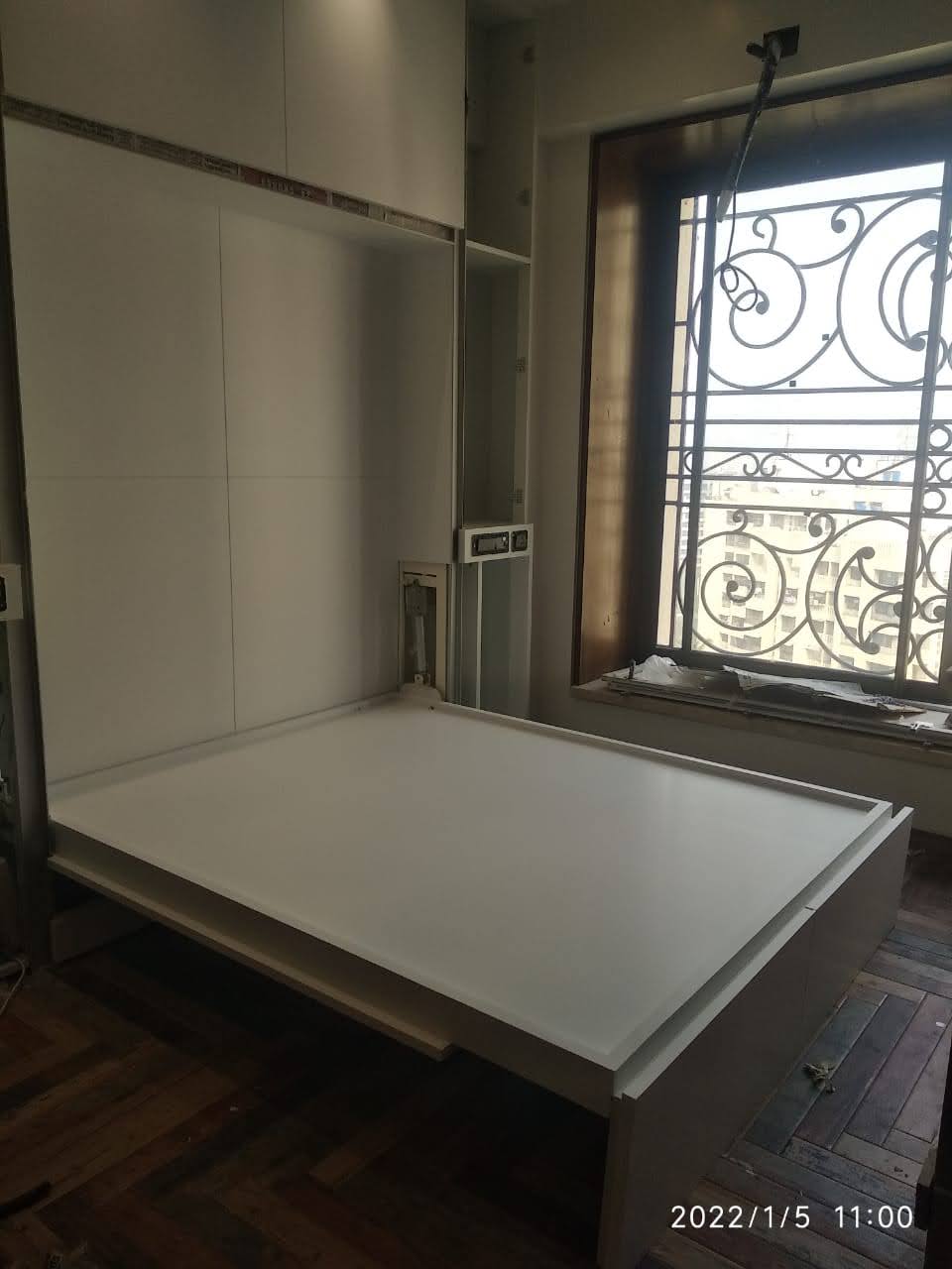 Folding Wall Bed with Motor Remote operated