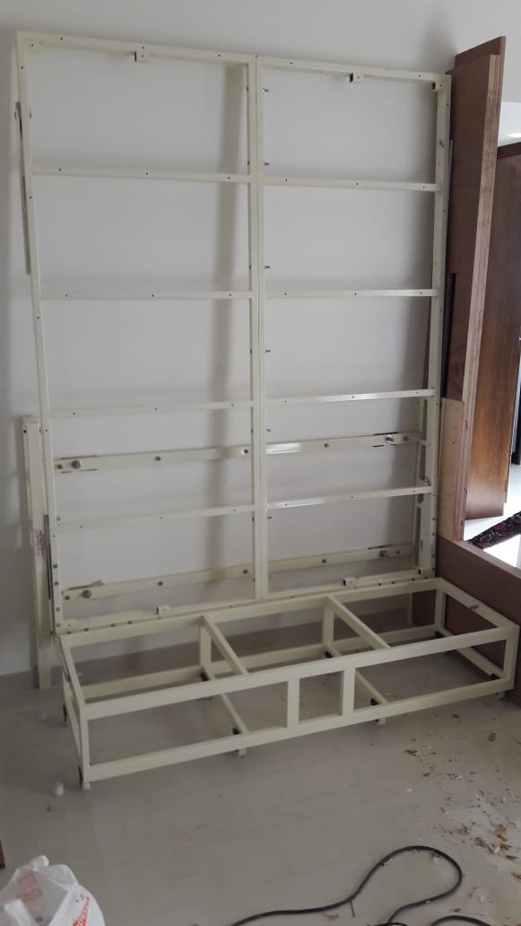 Folding Wall Bed with Moving Sofa