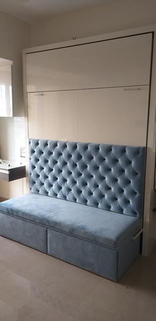 Folding Wall Bed with Moving Sofa