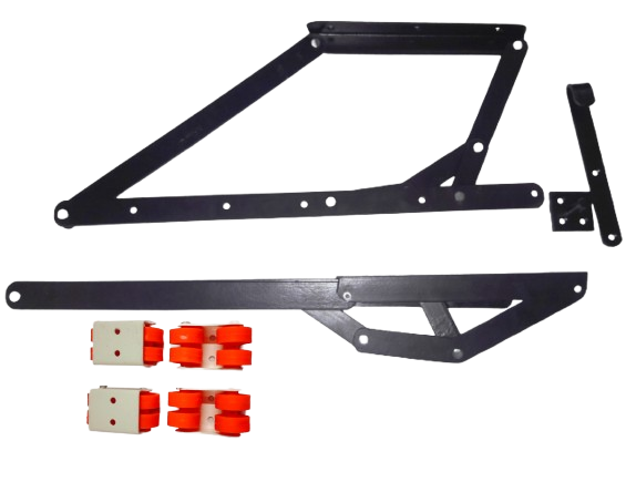 Sofa cum bed fittings (drawer type ) with castors