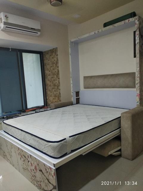 Folding Wall Bed with Folding Sofa